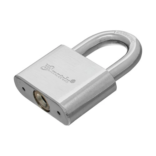 Замок навесной, хромированное покрытие 60 мм Matrix