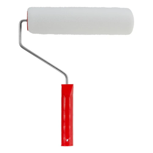 Валик "Поролон", в сборе, 250 мм, D 48 мм, D ручки 6 мм, крепление шплинтом Сибртех