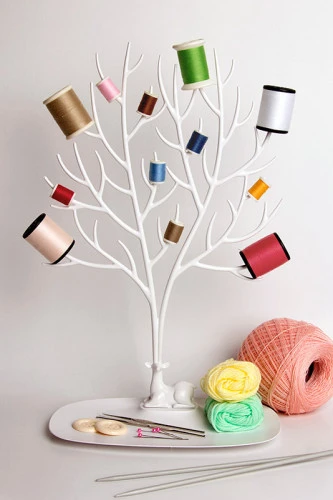 Дерево для украшений большое deer, белое