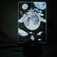 3D светильник  Мир снов