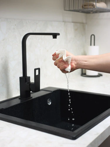 Набор салфеток для уборки из целлюлозы eco clean, белые, 10 шт.