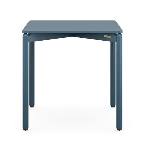 Стол обеденный saga, 75х75 см, сине-зеленый