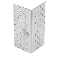 Крепежный уголок равносторонний  2 мм,   KUR 60 x 60 x 140 мм Сибртех