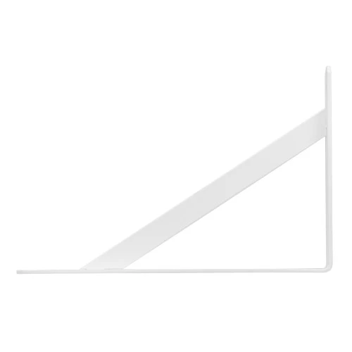 Кронштейн усиленный, 300 х 200 х 30 х 4 мм, белый Сибртех