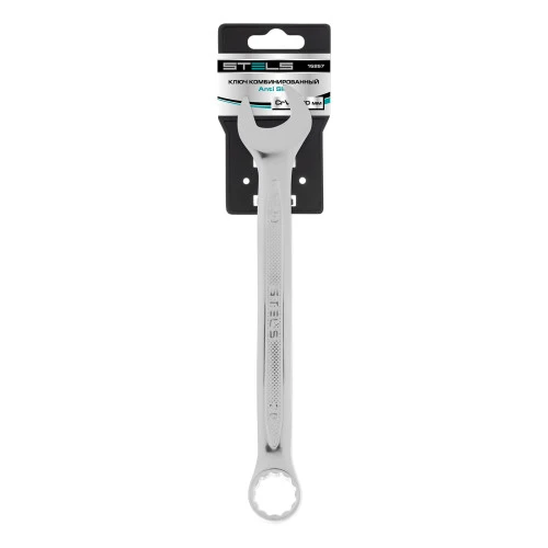 Ключ комбинированный, 20 мм, CrV, антислип Stels