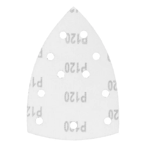 Треугольник абразивный на ворc. подложке под "липучку", перф., P 120, 150х150х100 мм, 5 шт. Denzel