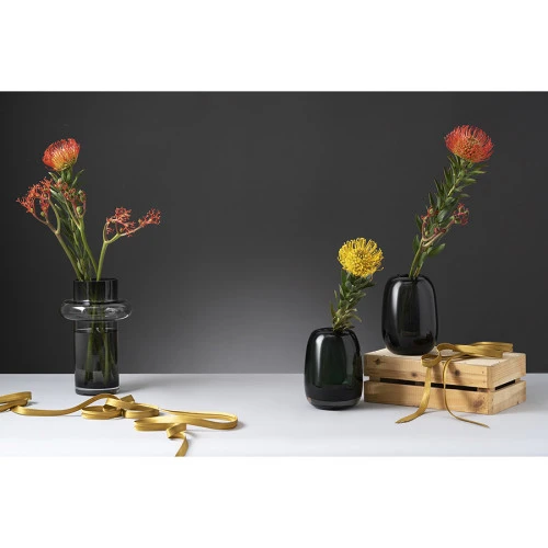 Ваза vayr, 26 см, серая