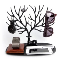 Дерево для украшений малое deer, черное