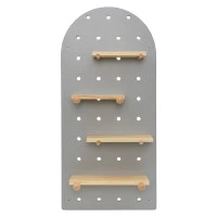 Пегборд shely, 38х80 см, светло-серый