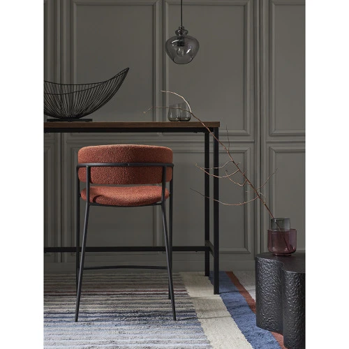 Стул полубарный helning, букле, терракота