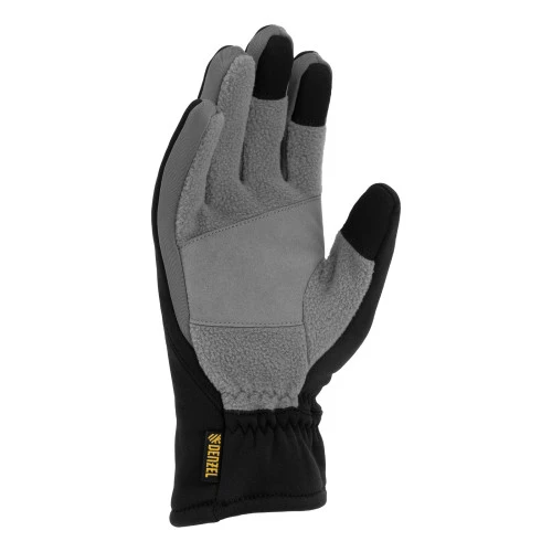 Перчатки универсальные, искусственный мех, работа с сенсорным экраном, размер 9 Denzel