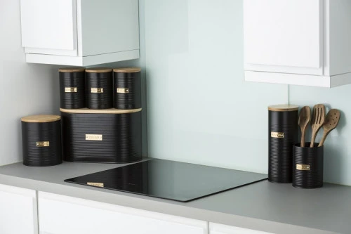 Емкость для хранения чая otto черная 1,4 л