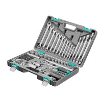 Набор инструментов, 1/2", 1/4", CrV, пластиковый кейс 88 предметов Stels