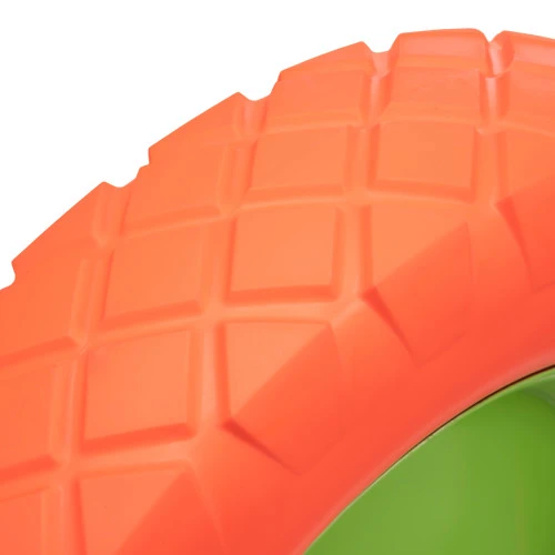 Колесо полиуретановое 4.80/4-8, длина оси 80 мм, подшипник 20 мм Сибртех