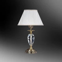 Настольная лампа 23-522.56/3524 с абажуром и хрусталем СТАРЫЙ АРБАТ