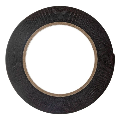 Лента клейкая на вспененной основе усиленная, двусторонняя, черная, 19 мм х 5 м Matrix