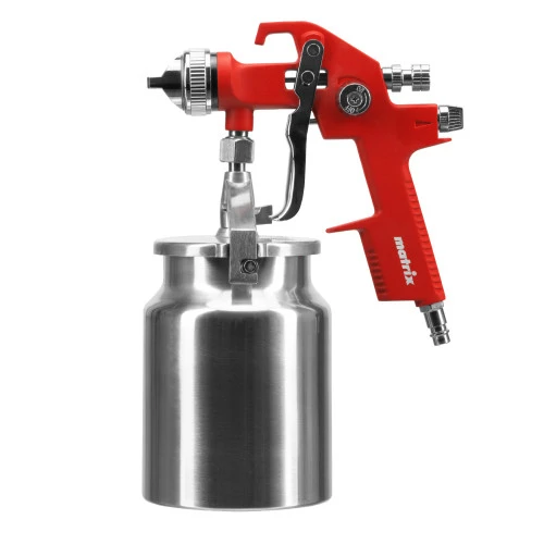 Краскораспылитель HVLP пневмат. с нижним бачком V= 1 л, сопло диаметром 1.4 мм Matrix
