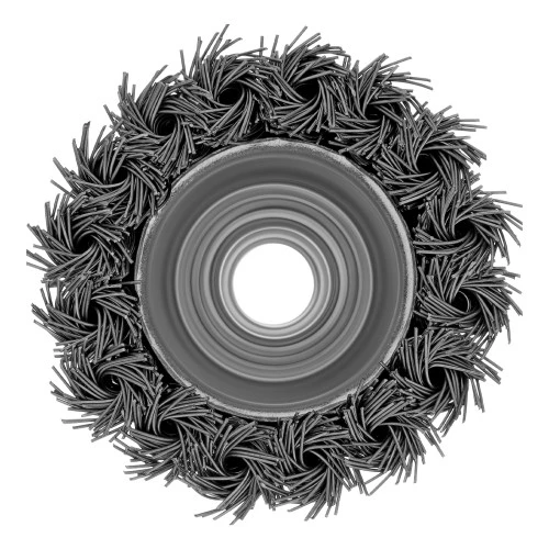 Щетка для УШМ, 65 мм, М14, "чашка", крученая проволока 0.5 мм Matrix