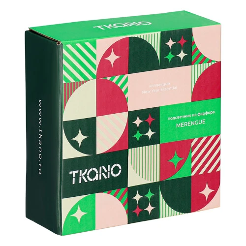 Подсвечник из фарфора merengue из коллекции essential