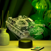 3D светильник  Светильник "Танк ИС-3"