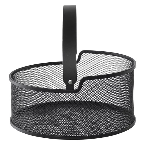 Корзина для хранения ferrant, D25х12,5 см, черная