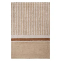 Ковер из хлопка с рисунком tulip garden бежевого цвета из коллекции terra, 160х230 см