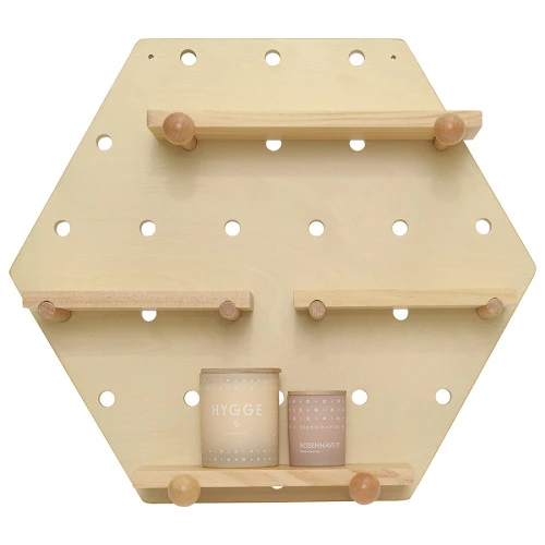 Пегборд shely, 43х50 см, светлое дерево