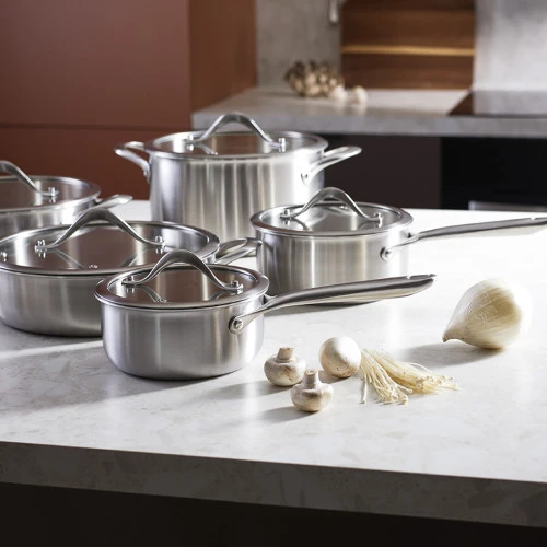 Кастрюля с крышкой 3ply etalon, D24 см, 6 л