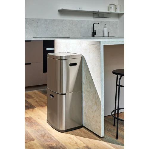 Контейнер мусорный с 2-мя отделениями smart bin, сенсорный, 60 л