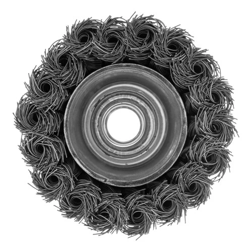 Щетка для УШМ, 75 мм, М14, "чашка", крученая проволока 0.35 мм Matrix