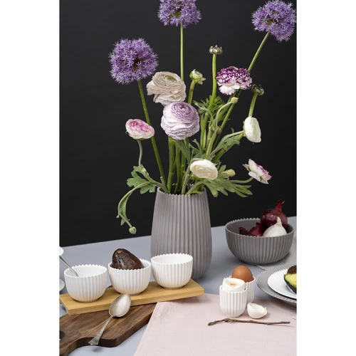 Ваза темно-серого цвета из коллекции edge, 20 см