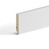 2К Напольный плинтус МДФ Stella 100А Белый 2000х100х16 (4шт.упак.)