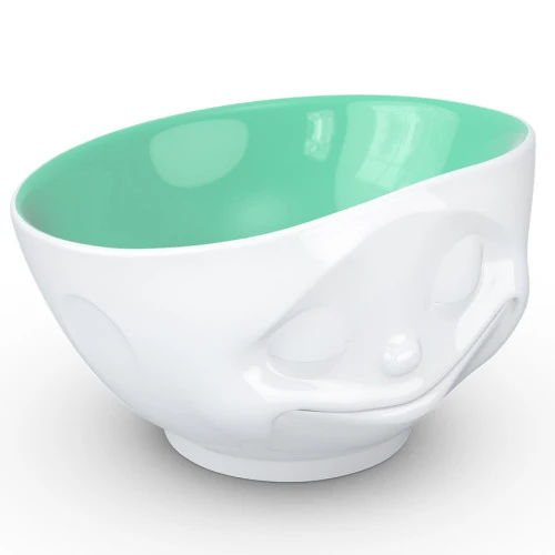 Чаша happy, 500 мл, белая/нефритовая