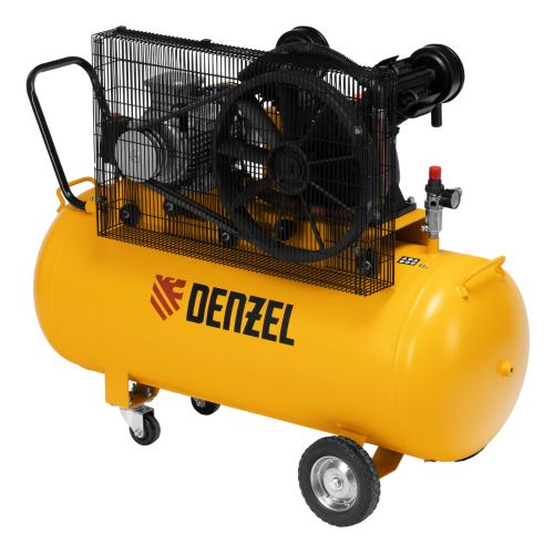 Компрессор воздушный рем. привод BCV 4000-T/200, 4,0 кВт, 200 литров, 690 л/мин Denzel
