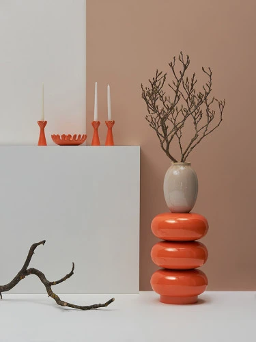 Блюдо laminaria, D22 см, апельсиновая цедра