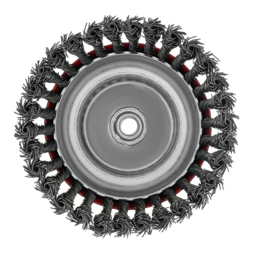 Щетка для УШМ, 150 мм, М14, "чашка", крученая проволока 0.8 мм Matrix