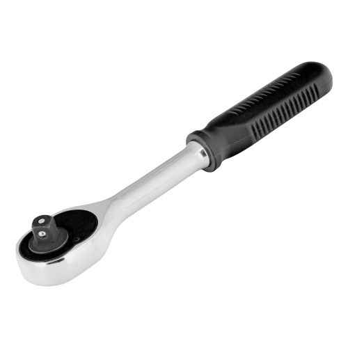 Ключ-трещотка 3/8", 45 зубьев, с быстрым сбросом, CrV, хром Сибртех