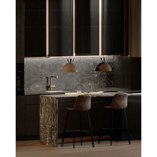 Светильник подвесной anniken, D31х24 см, сливовый