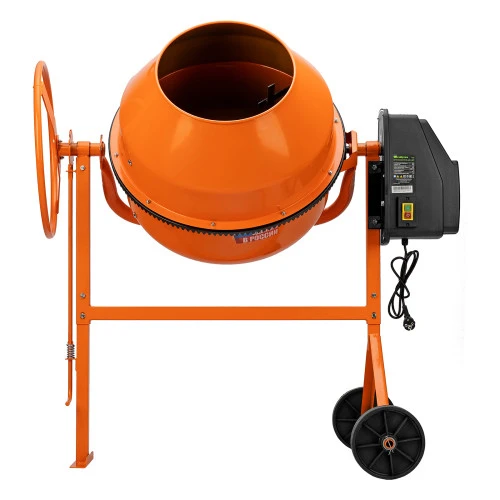 Бетоносмеситель БСЕ-200П, 200 л, 1000 Вт, полиамидный венец Сибртех