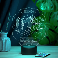 3D светильник  Светильник "Швейная машинка"