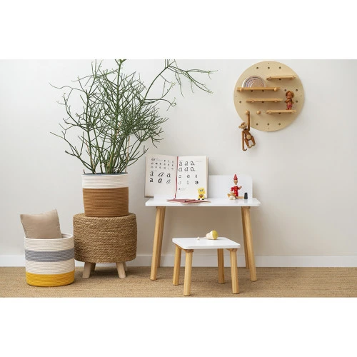 Пегборд shely, D50 см, светлое дерево