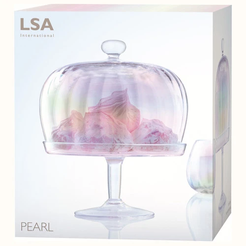 Блюдо для торта с крышкой pearl, D26,6 см