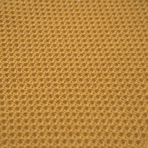 Полотенце для лица вафельное цвета карри из коллекции essential, 30х30 см