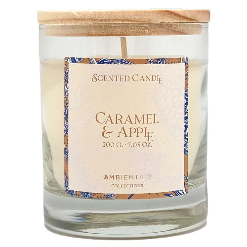 Свеча ароматическая gifting, caramel&apple, 40 ч