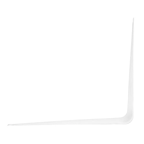 Кронштейн угловой с ребром, 300 х 350 мм, белый Сибртех