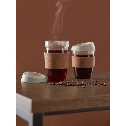 Кружка cozy cup, 450 мл, светло-серая