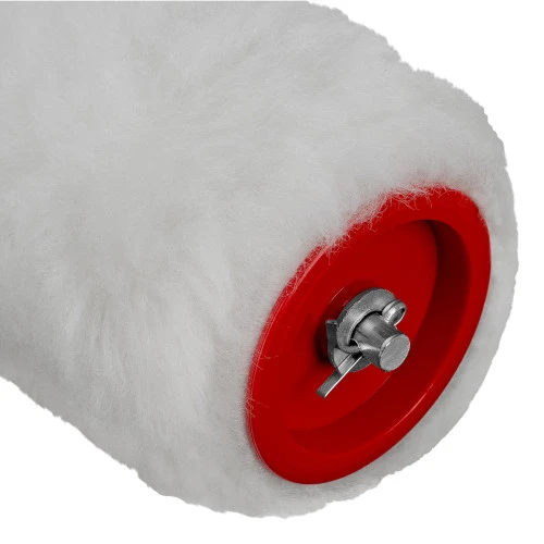 Валик "Искусственный мех", в сборе, 150 мм, D 48 мм, D ручки 6 мм, крепление шплинтом Сибртех
