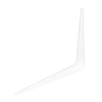 Кронштейн угловой с ребром, 200х250 мм, белый Сибртех