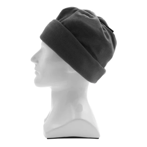 Шапка с отворотом из флиса для взрослых, размер 58-59, серая Сибртех
