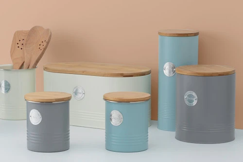 Емкость для хранения пасты living серая 2,5 л